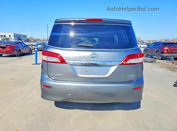 JN8AE2KP6H9169110 2017 NISSAN QUEST Серый Вид сзади