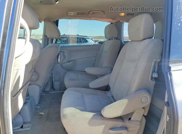 JN8AE2KP6H9169110 2017 NISSAN QUEST Серый Вид задней части салона