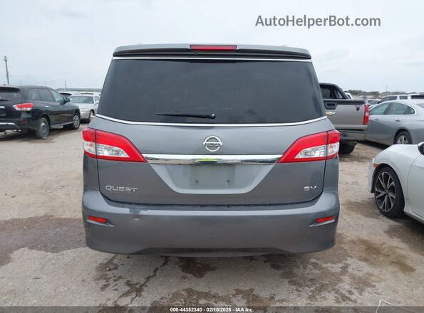 JN8AE2KP8H9167892 2017 NISSAN QUEST Gray 