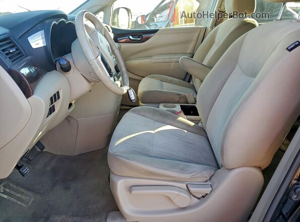 JN8AE2KPXH9168591 2017 NISSAN QUEST Black Widok wnętrza z przodu