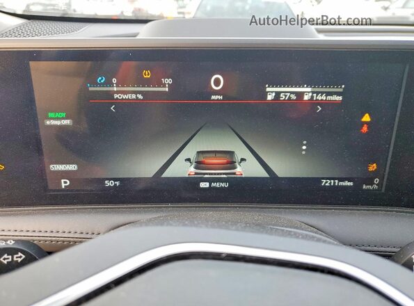 JN8AF0BE3SM464041 2025 NISSAN ARIYA White Instrument cluster view