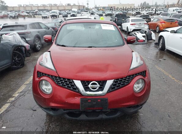 JN8AF5MR6HT701293 2017 NISSAN JUKE Red Vista del cuadro de instrumentos
