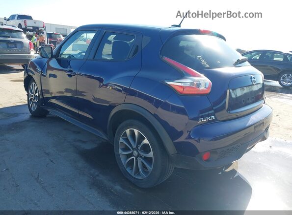JN8AF5MRXHT704844 2017 NISSAN JUKE Blue Trasero izquierdo