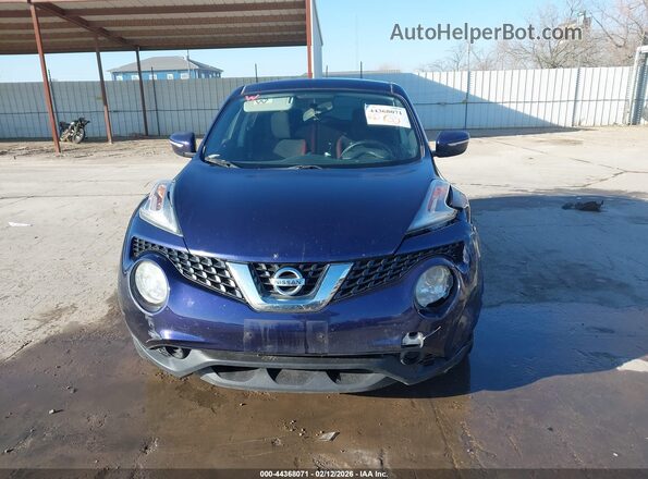 JN8AF5MRXHT704844 2017 NISSAN JUKE Blue Vista del cuadro de instrumentos