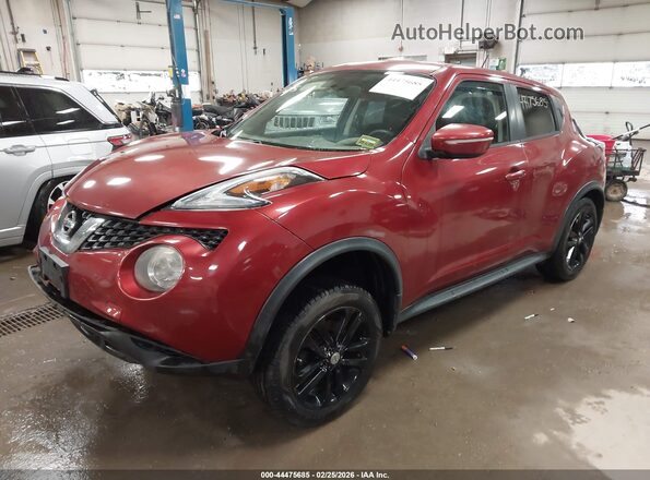 JN8AF5MV6GT650566 2016 NISSAN JUKE Красный Передняя левая четверть