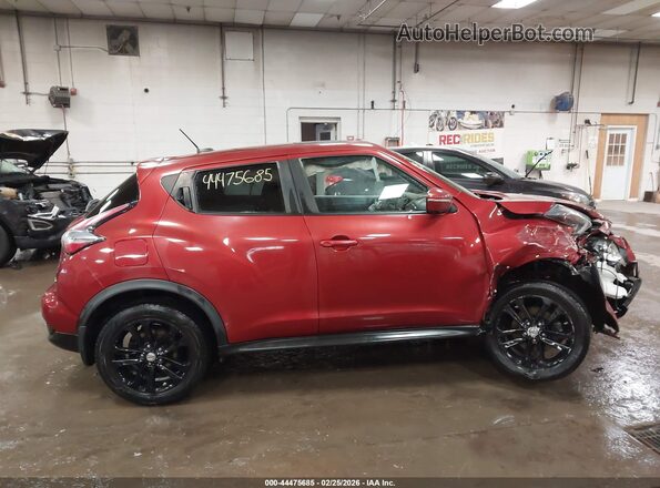 JN8AF5MV6GT650566 2016 NISSAN JUKE Красный Вид задней части салона