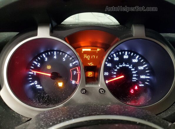 JN8AF5MV7GT652956 2016 NISSAN JUKE Черный Вид щитка приборов