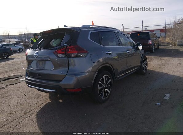 JN8AT2MT1JW486820 2018 NISSAN ROGUE Серый Задняя правая четверть