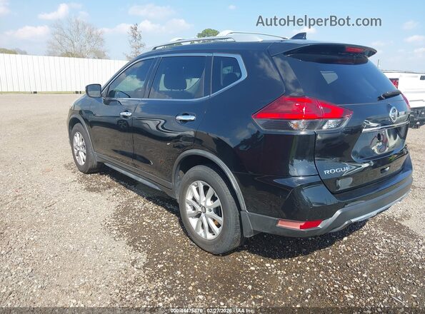JN8AT2MT7HW144685 2017 NISSAN ROGUE Black უკანა მარცხენა