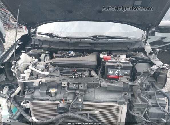 JN8AT2MTXHW145281 2017 NISSAN ROGUE Черный Вид сзади