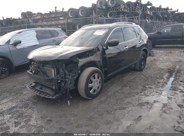 JN8AT2MTXHW145281 2017 NISSAN ROGUE Черный Передняя левая четверть
