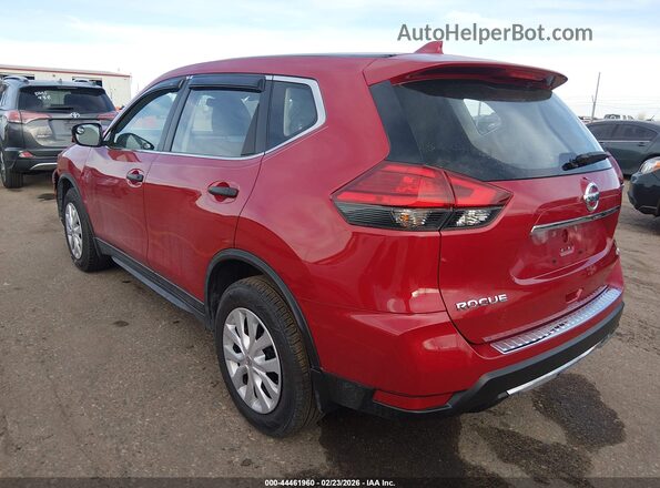 JN8AT2MV7HW254041 2017 NISSAN ROGUE Красный Задняя левая четверть