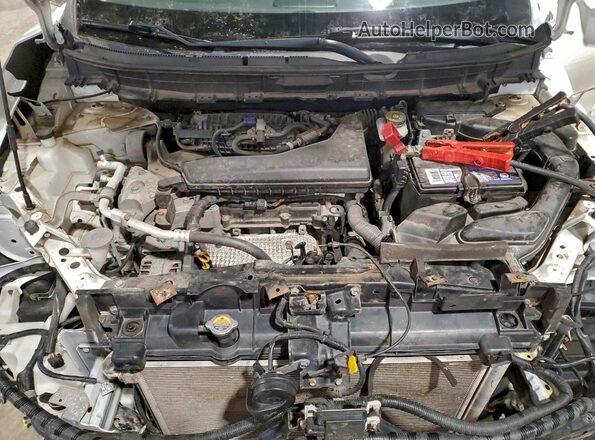JN8AT2MV7JW351505 2018 NISSAN ROGUE Белый Вид подкапотного пространства