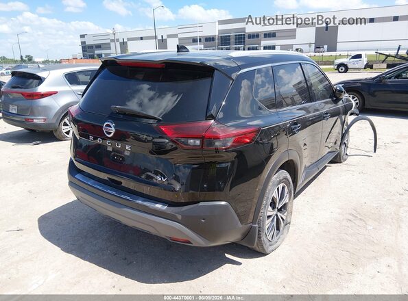 JN8AT3BA5MW017791 2021 NISSAN ROGUE Black Հետևի աջ