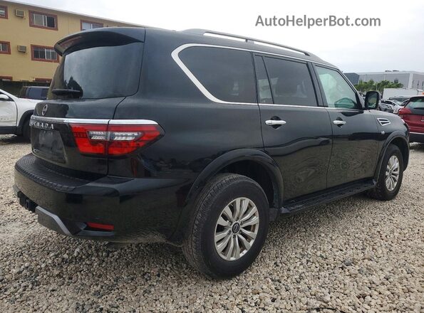 JN8AY2AC2N9161541 2022 NISSAN ARMADA Black Rear right