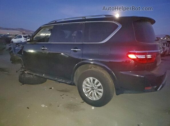 JN8AY2ACXP9180793 2023 NISSAN ARMADA Black Rear left
