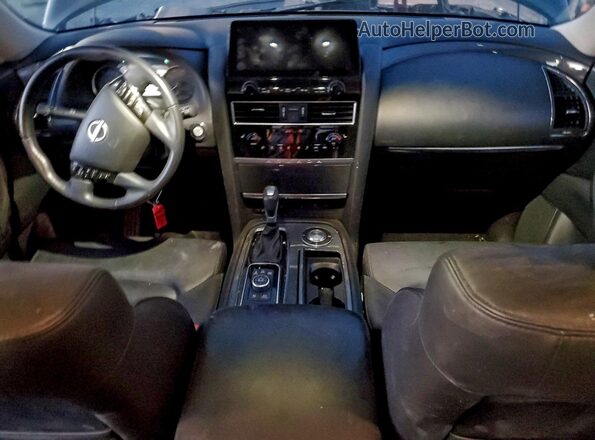 JN8AY2ACXP9180793 2023 NISSAN ARMADA Black Dashboard view