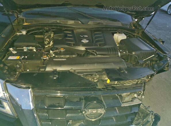 JN8AY2ACXP9180793 2023 NISSAN ARMADA Black Engine compartment view