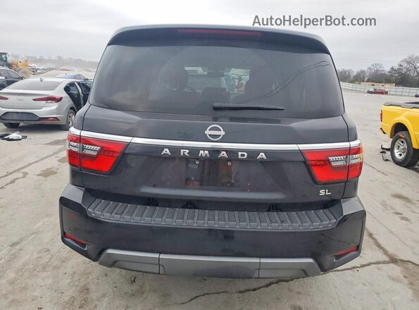 JN8AY2BA4R9418539 2024 NISSAN ARMADA Черный Вид сзади