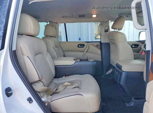 JN8AY2BA7P9400159 2023 NISSAN ARMADA White Вид задньої частини салону
