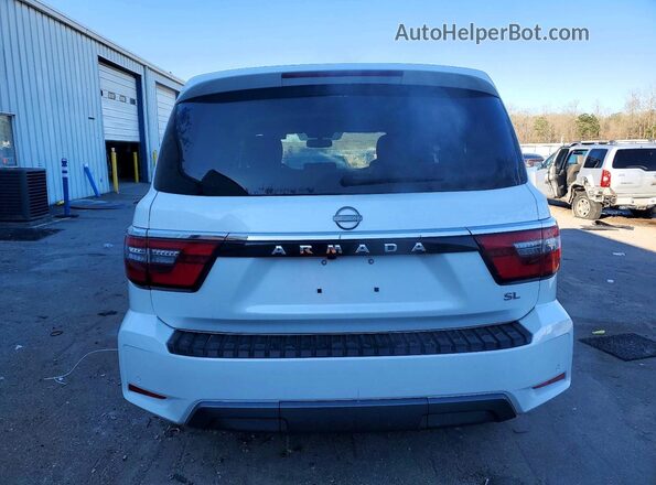 JN8AY2BA7P9400159 2023 NISSAN ARMADA White Вид ззаду