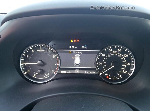 JN8AY2BA7P9400159 2023 NISSAN ARMADA White Вид щитка приладів