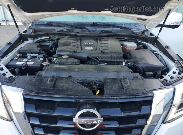 JN8AY2BA7P9400159 2023 NISSAN ARMADA White Вид підкапотного простору