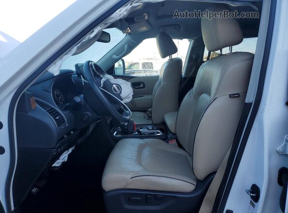 JN8AY2BA7P9400159 2023 NISSAN ARMADA White Вид салону спереду