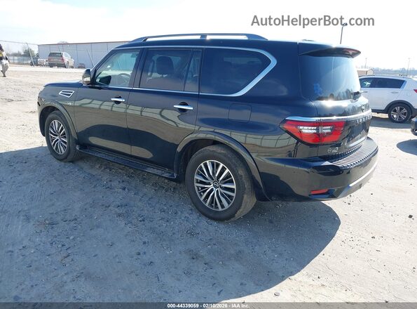 JN8AY2BAXM9371249 2021 NISSAN ARMADA Black Հետևի ձախ