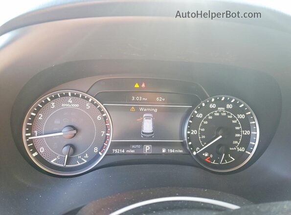 JN8AY2BB3M9792755 2021 NISSAN ARMADA White Vista del cuadro de instrumentos