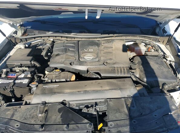 JN8AY2BB3M9792755 2021 NISSAN ARMADA White Vista del compartimento del motor
