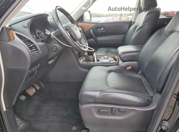 JN8AY2BC6P9181325 2023 NISSAN ARMADA Черный Вид салона спереди