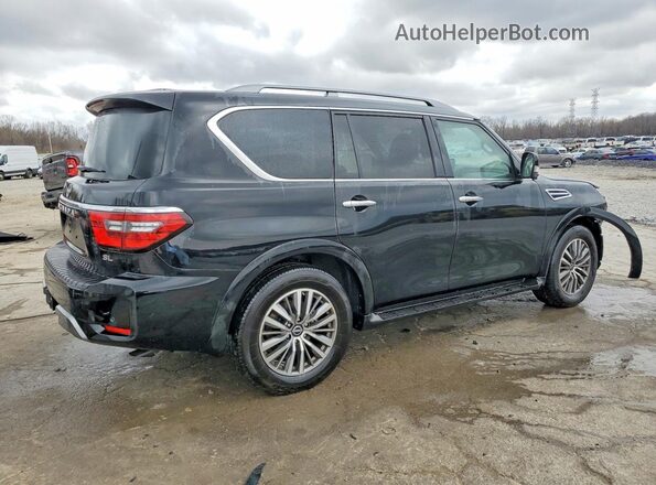 JN8AY2BC6P9181325 2023 NISSAN ARMADA Черный Задняя правая четверть