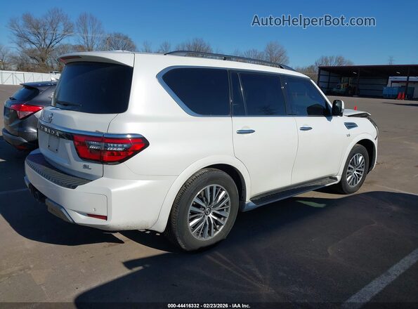JN8AY2BC9M9145267 2021 NISSAN ARMADA White Հետևի աջ