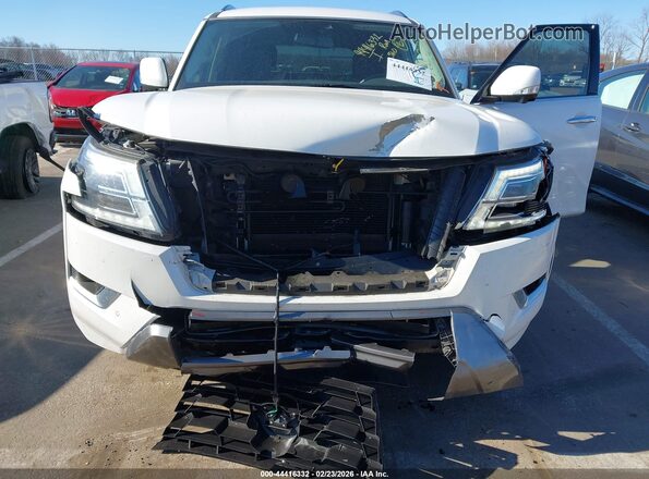 JN8AY2BC9M9145267 2021 NISSAN ARMADA White Դիմացի տեսք
