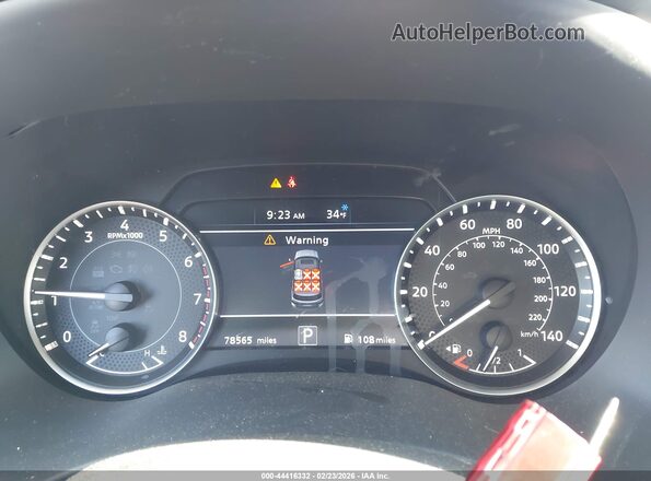 JN8AY2BC9M9145267 2021 NISSAN ARMADA White Հետևի նստատեղերի տեսք