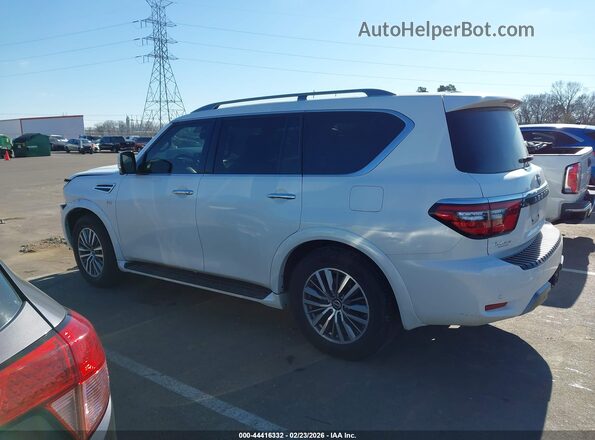 JN8AY2BC9M9145267 2021 NISSAN ARMADA White Սալոնի 360 աստիճան տեսք