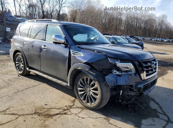 JN8AY2CD4P9690109 2023 NISSAN ARMADA Черный Передняя правая четверть