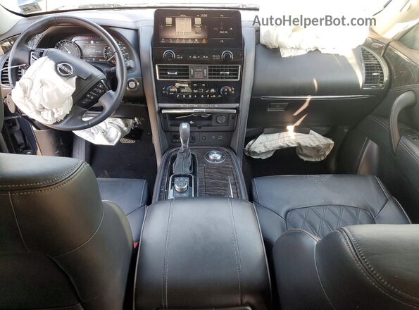 JN8AY2CD4P9690109 2023 NISSAN ARMADA Черный Вид панели приборов