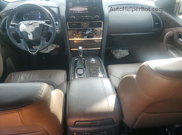 JN8AY2DA4M9373219 2021 NISSAN ARMADA White Dashboard view