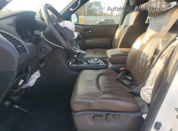 JN8AY2DA4M9373219 2021 NISSAN ARMADA White Front interior view