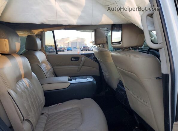 JN8AY2DB1M9794257 2021 NISSAN ARMADA Белый Вид задней части салона