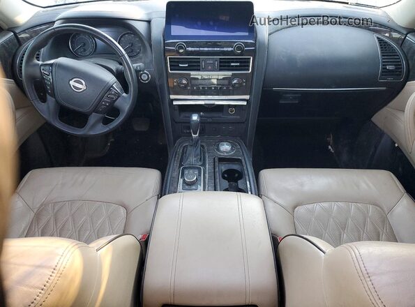 JN8AY2DB1M9794257 2021 NISSAN ARMADA Белый Вид панели приборов