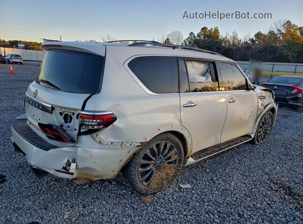 JN8AY2DB1M9794257 2021 NISSAN ARMADA Белый Задняя правая четверть