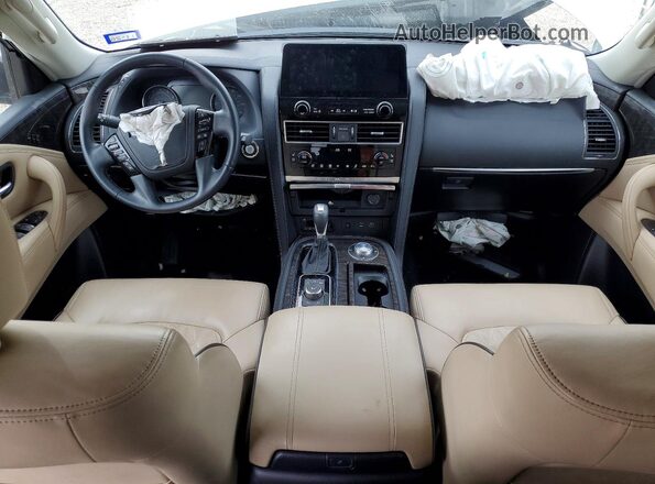 JN8AY2DB1R9850236 2024 NISSAN ARMADA White Вид панелі приладів