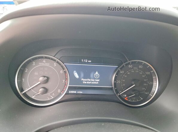 JN8AY2DB1R9850236 2024 NISSAN ARMADA White Вид щитка приладів
