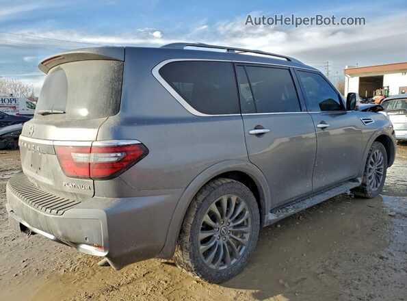 JN8AY2DB2P9837346 2023 NISSAN ARMADA Серый Задняя правая четверть