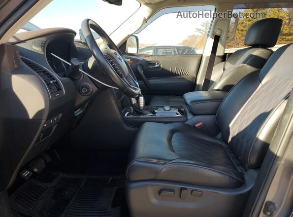 JN8AY2DB6M9793900 2021 NISSAN ARMADA Gray Front interior view
