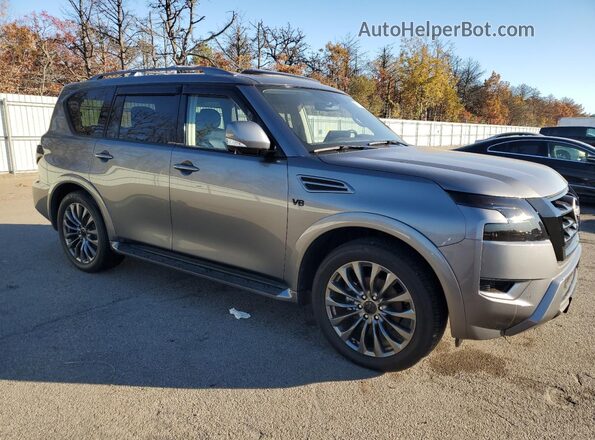 JN8AY2DB6M9793900 2021 NISSAN ARMADA Gray Front right