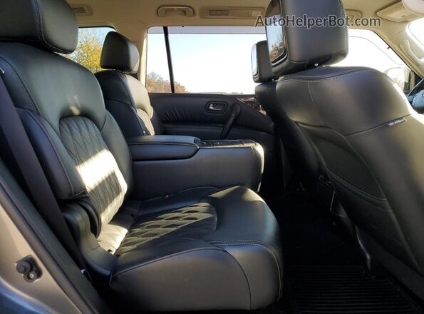 JN8AY2DB6M9793900 2021 NISSAN ARMADA Gray Rear interior view